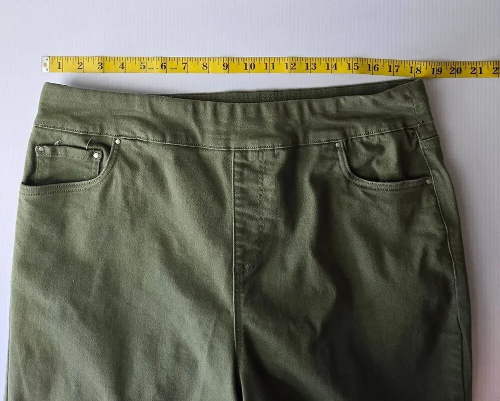Blair Capris Olive Green Sz 18P